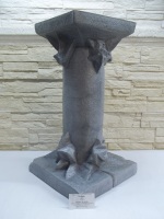 VERSO "Colonne imitation pierre brute" (papier recyclé à 100%) fabriqué par artisan ML LES/THI beault-sard .