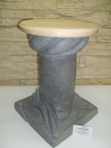 RECTO Colonne imitation pierre brute "Dessus en bois d'érable" (papier recyclé à 100%) fabriqué par artisan ML LES/THI beault-sard .